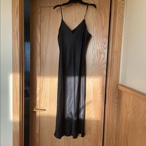 Black Silk Slip